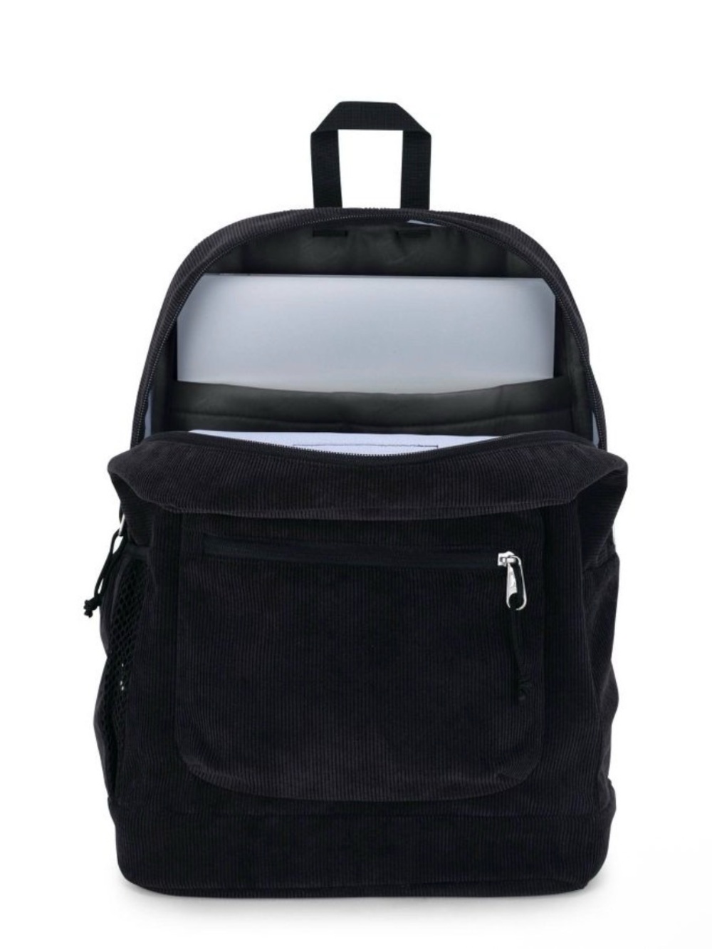 JanSport Cross Town Corduroy 17" Backpack
Black
Fits 15" Laptop
New with Tags - Picture 8 of 9